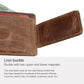 Leather Rfid Card Holder Wallet - Crazy Horse - Blue