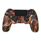 Wireless Bluetooth Game Controller for Ps4 with Dual Vibration and Light Strip - Skeleton