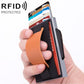 Pop-up Rfid Wallet with Anti-magnetic Protection - Blue