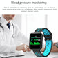 Waterproof Smart Bracelet With Tft Screen And Health Monitoring - Blue