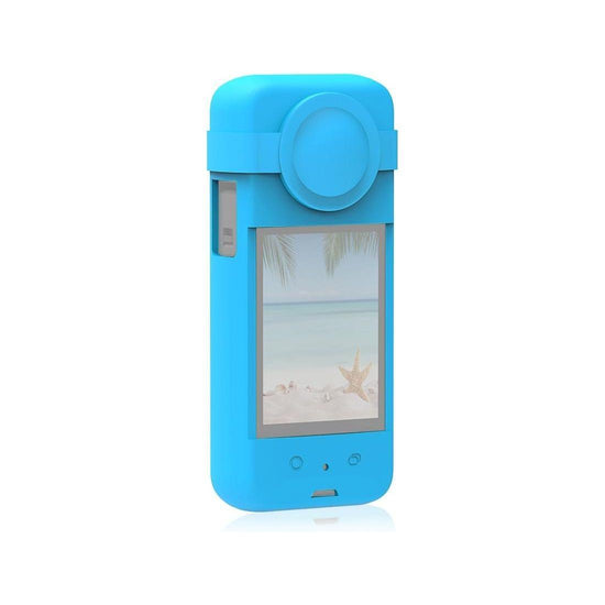 Silicone Protective Case With Lens Cover For Insta360 X3