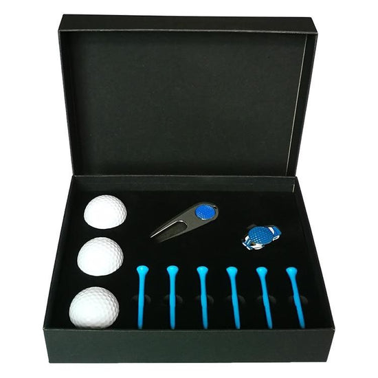 Complete Golf Gift Set 11-In-1 Tees Divot Tool And 3 Balls