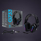 Wireless Rgb Gaming Headset With Light Speed - Blue