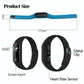 Waterproof Oled Smart Bracelet With Bluetooth Hr Monitor Pedometer And Remote Capture For Android / Ios - Blue
