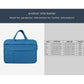 14 Inch Laptop Tablet Bag With Multiple Pockets And Soft Handle - Blue