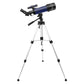 High Definition High Times Astronomical Telescope with Tripod - Blue 16x / 66x70