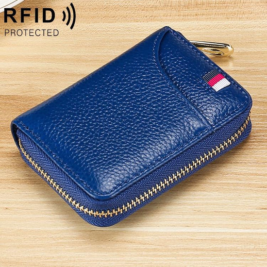 Multi Card Rfid Ladies Wallet - Blue