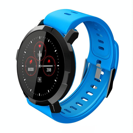 Waterproof Smart Bracelet With Heart Rate Monitor And Sleep Tracker - Blue