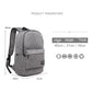 Multi-Function Laptop Backpack With Usb Port - Fits 15.6 Devices - Oxford Cloth - 45X31X16Cm - Blue