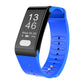 Oled Fitness Tracker With Ecg Heart Rate Bp And Sleep Monitoring - Sports Mode - Blue