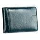 Leather Rfid Billfold Wallet - Mini Size - Blue