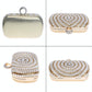 Stylish Pearl Handbag For Fashion Banquets And Parties - Blue