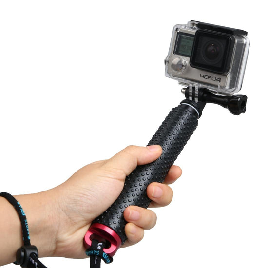Extendable Monopod for Action Cameras - 49cm - Blue