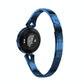 Waterproof Smart Bracelet With Lcd Screen And Heart Rate Monitor - Blue