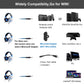 3.5Mm Noise-Canceling Gaming Headset With Retractable Mic 2M Cable - White Blue