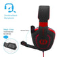 3.5Mm Noise-Canceling Gaming Headset With Retractable Mic 2M Cable - White Blue