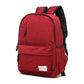 Multi-Function Canvas Laptop Backpack - Fits 15.6 Macbook Samsung Sony Dell Alienware Chuwi Asus Hp - 42X29X13Cm - Magenta