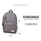 Multi-Function Canvas Laptop Backpack - Fits 15.6 Macbook Samsung Sony Dell Alienware Chuwi Asus Hp - 42X29X13Cm - Magenta