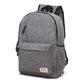 Multi-Function Canvas Laptop Backpack - Fits 15.6 Macbook Samsung Sony Dell Alienware Chuwi Asus Hp - 42X29X13Cm - Magenta