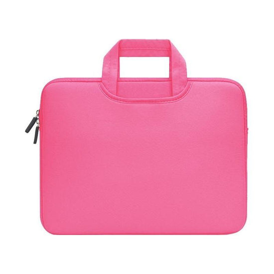 Portable Air Permeable Handheld Sleeve For 13.3 Laptops - 34X25.5X2.5Cm - Magenta