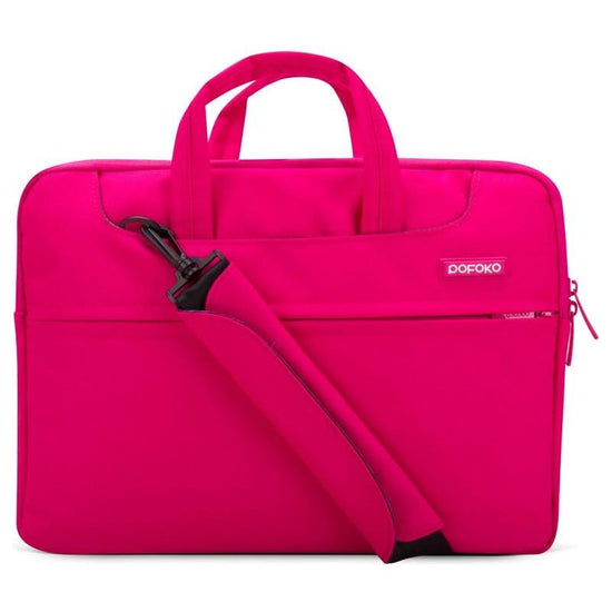 Portable 12 Laptop Bag - Single Shoulder - Magenta