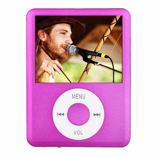 1.8 Inch Tft Mp4 Player W / Tf Slot Recorder Fm E Book & Calendar - Magenta