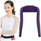 Sun Protection Golf Shawl Sleeves For Outdoor Sports And Cycling - Deep Purple