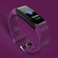 Smart Oled Bracelet With Call Reminder And Health Monitoring - Purple