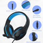 3.5Mm Noise-Canceling Gaming Headset With Retractable Mic - Purple
