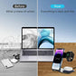 15W 3 In 1 Aluminum Wireless Charger - Purple