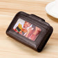 Women Cowhide Leather Rfid Wallet - Horizontal Design - Purple