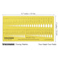 Designer Marquise and Baguette Diamond Gemstone Guide Jewellery Templates Drafting Tools Jewellery Designing Stencils