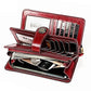 Women Rfid Wallet with Card Slots - Compact Design - Red
