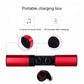 Wireless Tws Bluetooth V5.0 Earphones with Drawer Type S2 Design - Red