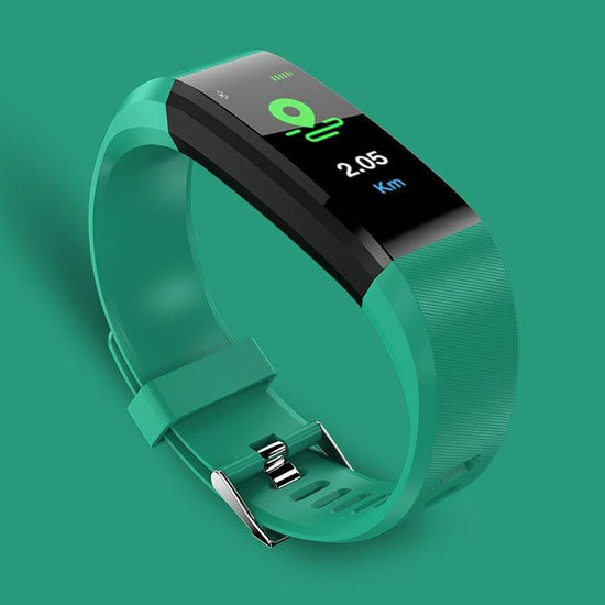 Smart Oled Bracelet With Call Reminder And Health Monitoring - Red