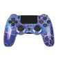 Wireless Bluetooth Game Controller for Ps4 with Dual Vibration and Light Strip - Wood Grain