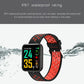 Waterproof Smart Bracelet With Tft Screen And Health Monitoring - Red