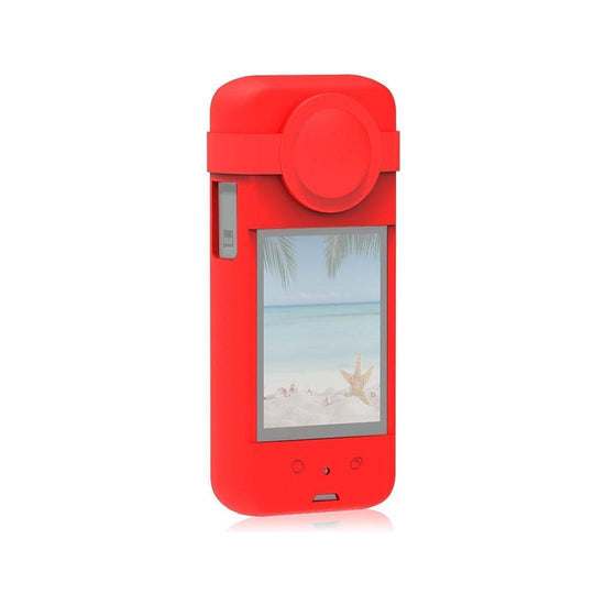 Silicone Protective Case With Lens Cover For Insta360 X3