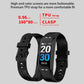 Smart Bracelet With Heart Rate Monitor And Call Reminder - Waterproof - Red