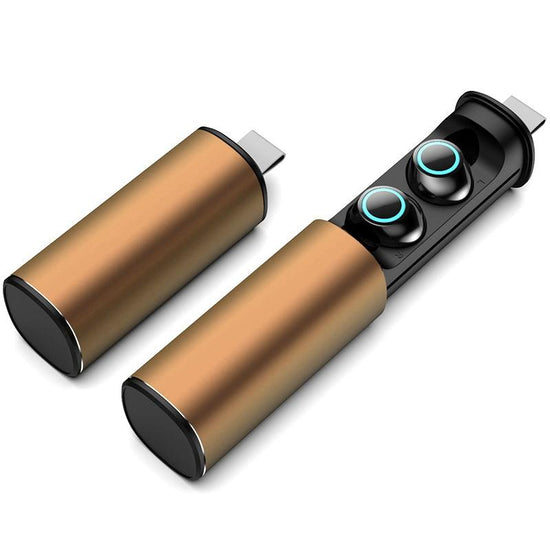 Wireless Tws Bluetooth Earphones - S5 Twins Sports Magnetic V5.0 - Red