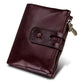 Men Rfid Blocking Cowhide Leather Wallet - Crazy Horse Texture
