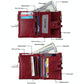 Men Rfid Blocking Cowhide Leather Wallet - Crazy Horse Texture
