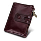Men Rfid Blocking Cowhide Leather Wallet - Crazy Horse Texture