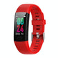 Smart Health Bracelet With Call Reminder And Monitoring - Red