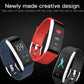 Waterproof Smart Bracelet With Call Heart Bp Sleep And Sedentary Monitoring - Ip67 - Red