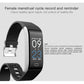 Waterproof Smart Bracelet With Call Heart Bp Sleep And Sedentary Monitoring - Ip67 - Red