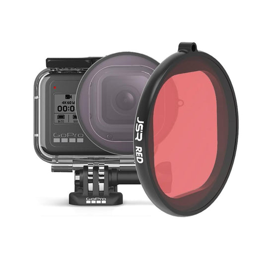 Gopro Hero8 Round Diving Lens Filter - Red