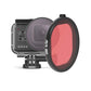 Gopro Hero8 Round Diving Lens Filter - Red