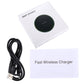 Quick Charge Wireless Charger With Led Indicator - Red