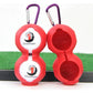 2-Pack Golf Silicone Double-Ball Protection Sleeves - Red